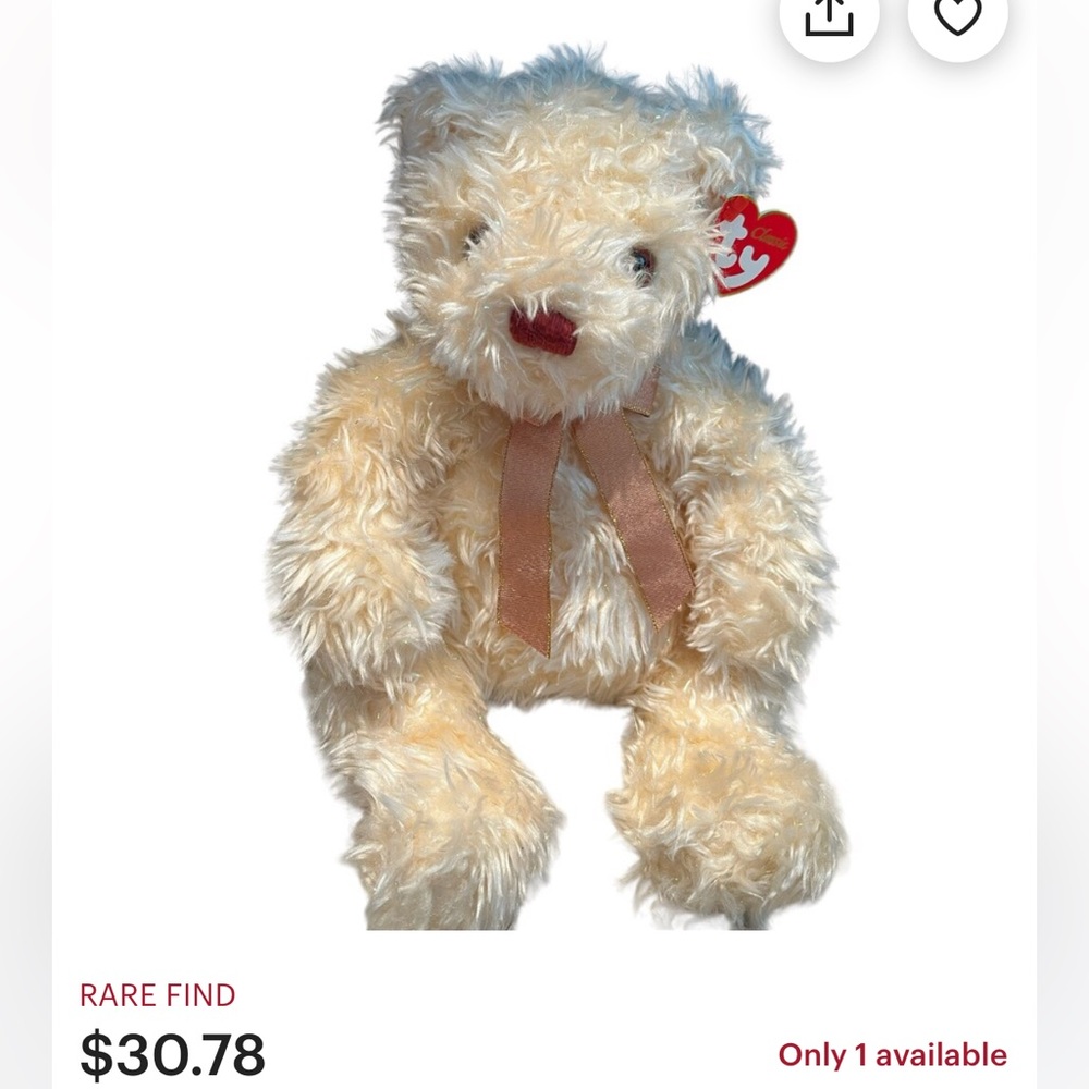 Ty Classic Flecks Rare Bear